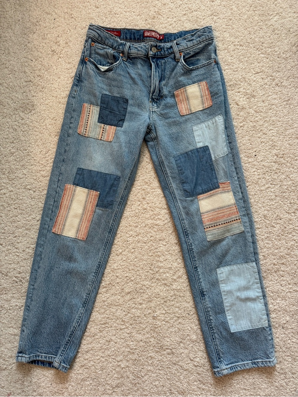 Lucky Brand Patchwork Light Blue Women’s Jeans